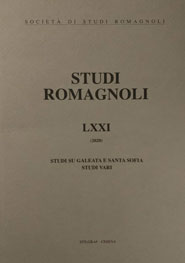 «Studi Romagnoli», LXXI (2020)	